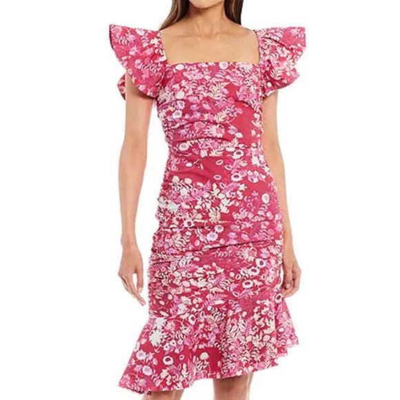 Sachin + Babi Dresses & Skirts - NWT SACHIN & BABI ellen pink floral fitted dress